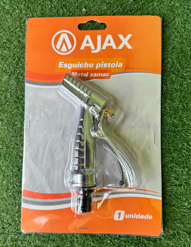 Esguicho Pistola Em Metal Zamac Jato Regar Jardinagem - Ajax