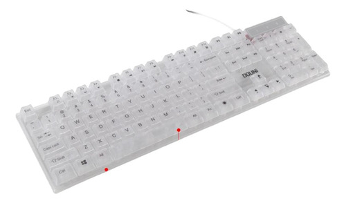 Teclado Rgb Retroiluminado Teclas De Multimedia Práctico