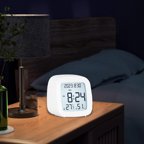 Pequeño Reloj Despertador Digital, Reloj De Noche