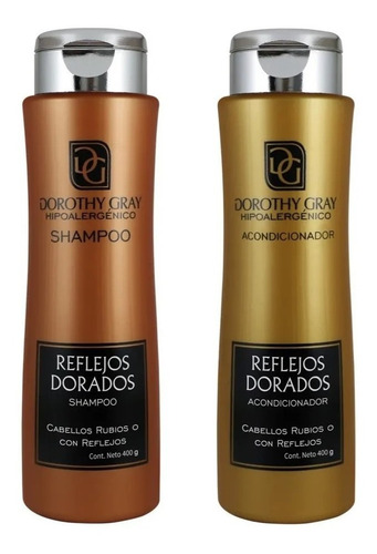 Shampoo + Acondicionador Hipoalergenico Dorothy Gray Dorados