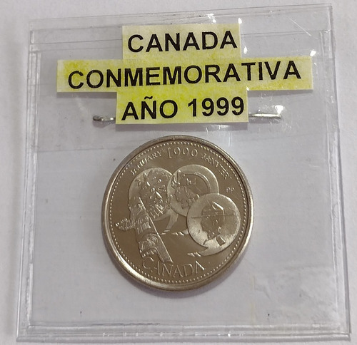 Moneda De Canadá Conmemorativa Año 1999 Sin Circular 