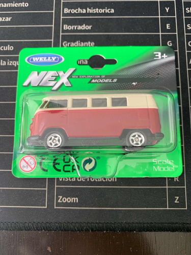 Combi Modelo Escala 1:64 Welly