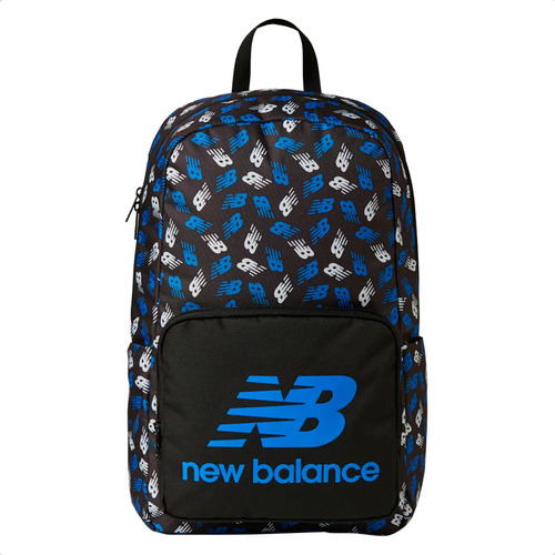 Mochila New Balance Lab23010bco Kids Printed P/ Notebook Color Negro