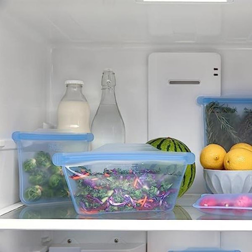 Ziploc Endurables Contenedor Pequeño, 2 Tazas, Bolsas De Sil