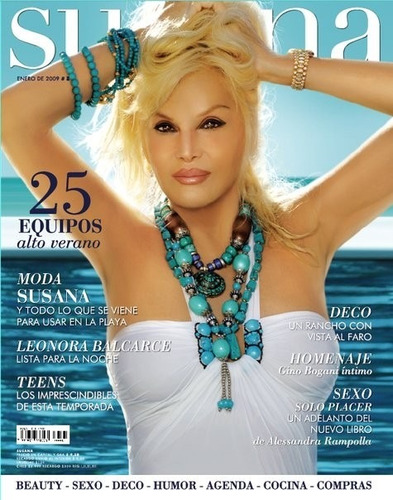 Revista Susana #8 2009 Susana Gimenez Gino Bogani Sexo 