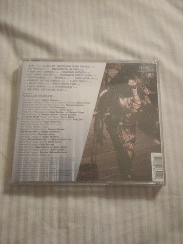 Cd Harald Kloser Alien Vs Predator Banda De Sonido Película (Usado)
