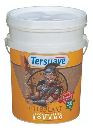 Tersuave Terplast Romano 30 Kgs Grano Mediano - Mix Color Gris Roca
