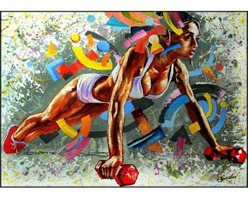 Imagem 1 de 1 de Poster  60x84cm Decorar Parede Academia Pilates Personal