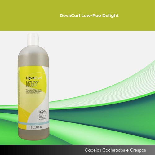Devacurl Low-poo Delight Shampoo De Espuma Suave 1l