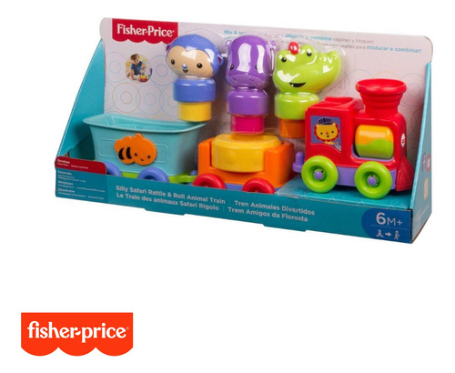Tren Animales Divertidos Fisher Price Arrastre Didactico