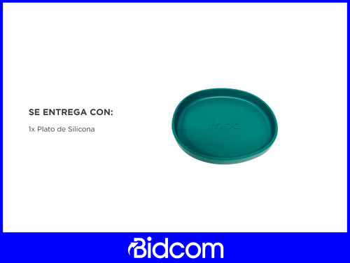 Plato De Comida 100% Silicona Apto Microondas Bebe Gadnic