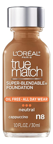 Base Liquida True Match De L'oreal - N8 Cappuccino