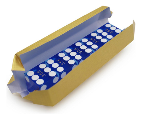 Dados De Casino Profesionales 19mm - Juego De 5 Dados Azu...