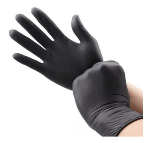 Guantes Nitrilo Negro Tallas S M L