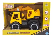 Comprar Camión Vehículo A Fricción Con Grúa De Construcción Personaje Camión Rojo