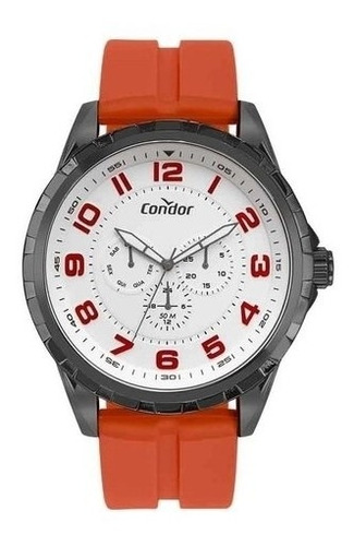 Relógio Condor Orange Calendário Analógico Co6p29jc Original