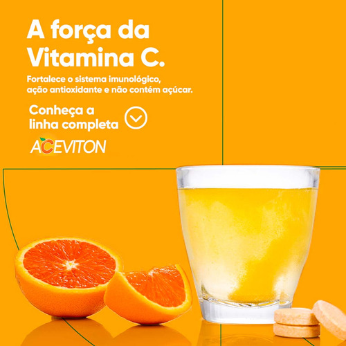 Kit 6 Unidades Aceviton Tripla Açao 10 Cpr Efervecente Sim