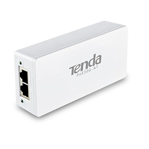Ethernet Poe Adaptador 30w Tenda Gigabit + Inyector, 802.3at