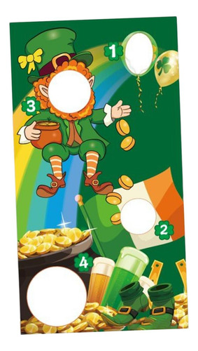 Toss Game Banner Themed Banner Photo Prop Juego Ropa Verde