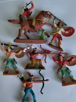 Comprar Índios E Cavalo Forte Apache Gulliver 7 Figuras