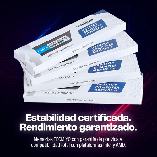 Memoria Ram Gamer 8gb Ddr5 5600mhz Tecmiyo Para Pc