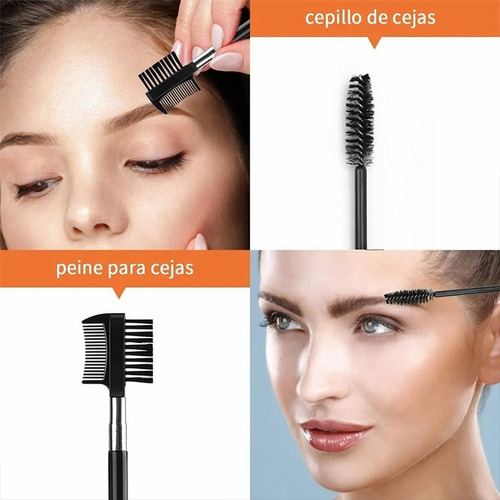 Juego De Pinzas Para Cejas, Acero Inoxidable, Tijeras 7pcs