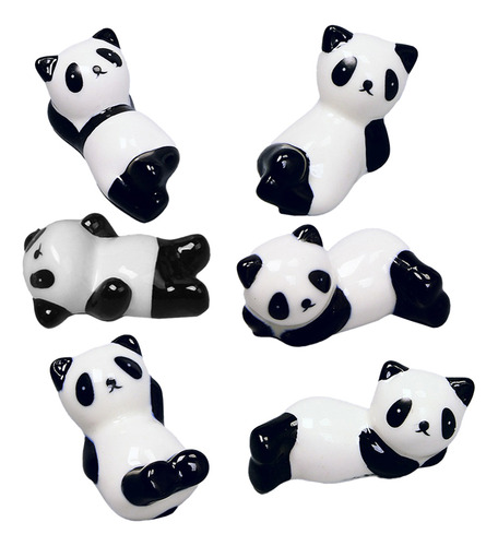 Palillos Para Niños Con Forma De Panda, Cerámica, 6 Unidades