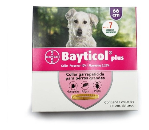 2xcollar Bayticol Bayer 66 Cms Antipulgas-garrapatas Pethome