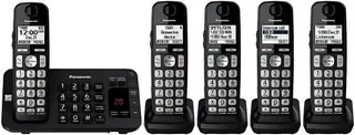 Teléfono Panasonic KX-TG3645 inalámbrico - color negro