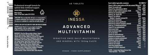 Multivitamínico Metilado Inessa Para Homens - Multivitamínic