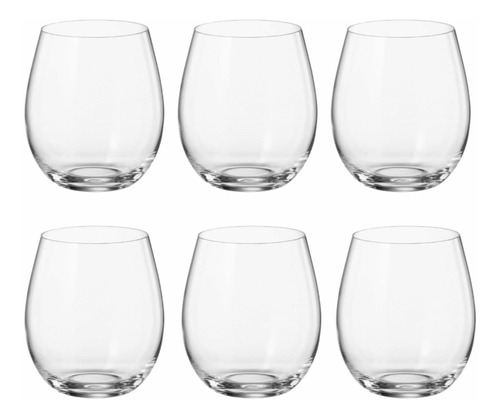 Set X6 Copon Gourmet Vaso Estilo Bombeé Rigolleau Tiendamama