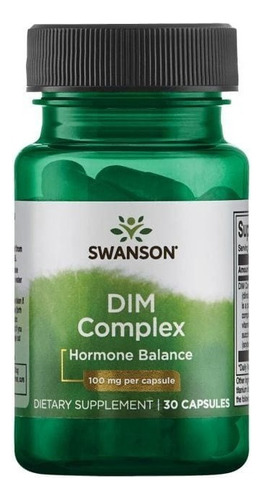 Complejo Dim Diindolilmetano Balance Hormonal 30caps Swanson