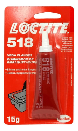 Formador De Juntas Loctite 518 15gr Uso General Cta