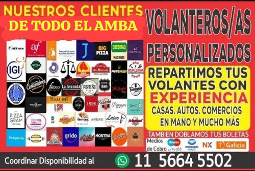 Volanteros Volanteras Reparto De Volantes Folletería 