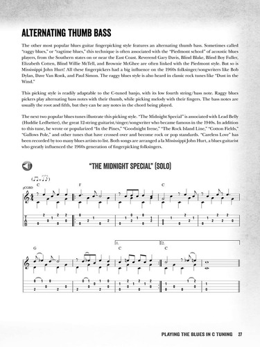 Blues Banjo: Lessons, Licks, Riffs, Songs And More.