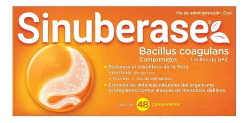 Sinuberase Comprimidos Con 48