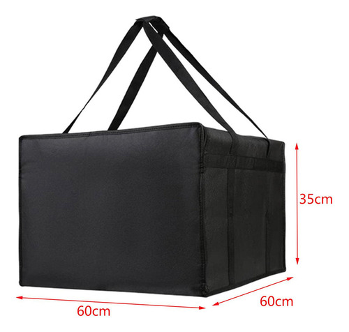 A Bolsa Develivey Aislada For Pizza Y Alimentos, Asa De