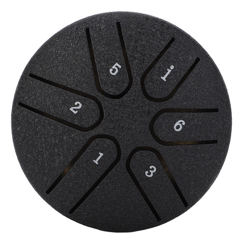 Tambor Worry Drum De 6 Notas Con Lengüeta De Acero, 3 Pulgad