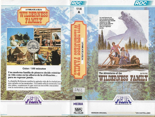 The Adventures Of The Wilderness Family Vhs Robert Logan