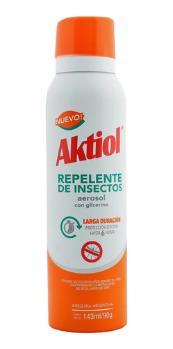 Repelente De Insectos Aerosol Aktiol Mosquitos 143ml