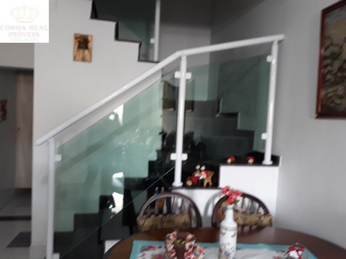 Imagem 5 de 26 de Lindo Sobrado Com Área Gourmet E Churrasqueira Com 03 Dorms E 01 Suíte 02 Vagas Na Patriarca Vagas - Sb00264 - 69871766