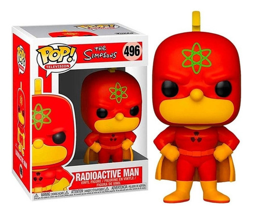 Radioactive Man Figura De Vinil Pop Television