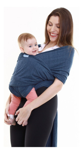 Canguru Bebê Wrap Sling Carregador De Bebê Kababy - Jeans