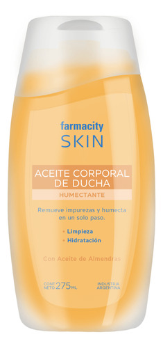 Aceite Corporal De Ducha Farmacity Skin Humectante 275 G