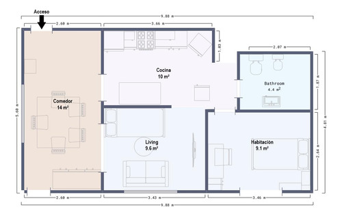 Venta 2 Locales, Casa En Planta Baja Y Departamento En Moron