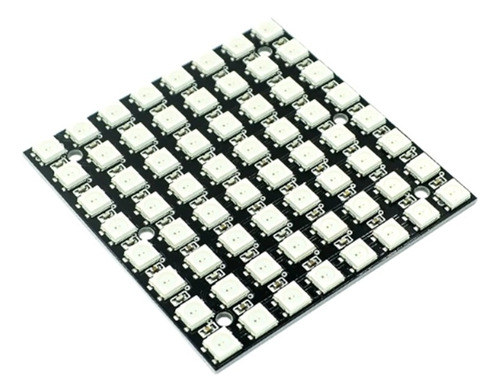 Matriz Rígida 8x8 64 Led Ws2812b 5050 Rgb Para Arduino