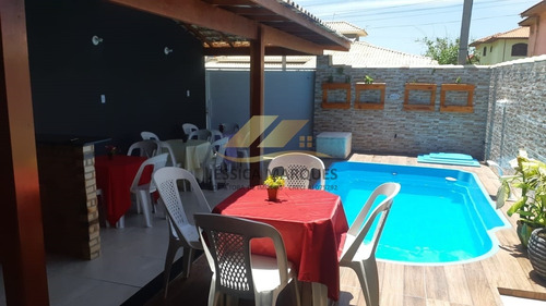 Imagem 2 de 11 de Casa De 2 Quartos, Área Gourmet E Piscina Em Unamar 25.jmp