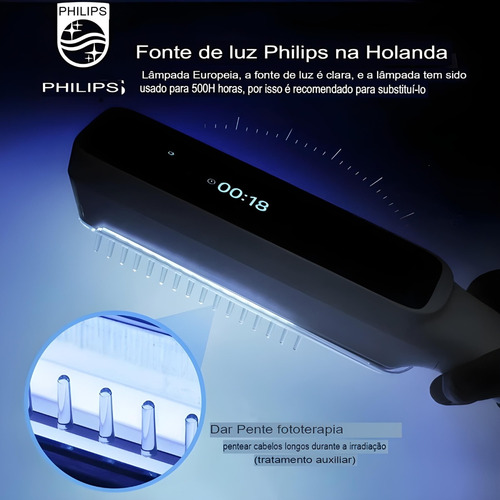 Fototerapia 311nm Portátil Psoríase Vitiligo Lâmpada Philips