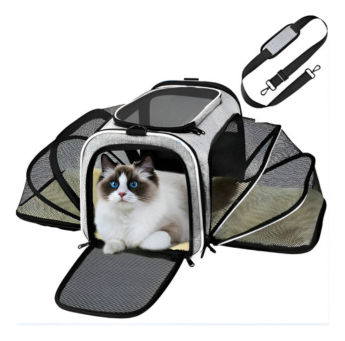 Mochila Caja Transportadora Gato Canil Para Perros Bolso 