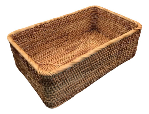 Cesta De Almacenamiento De Ratán Caja De Almacenamiento